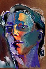 world inside transparent / Series Gesicht.et by Artist B.Felician Siebrecht