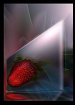 Strawberry Light by Artist Michael  Gonsalves
