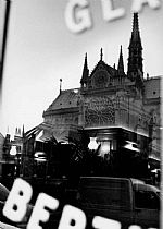 Notre Dame de Paris by Artist Joe Ford - Black & White work