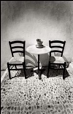 Street Scene, Santorini II by Artist Shaun Hines