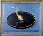 Onion & Lacquered Tray by Artist Michael Tarr