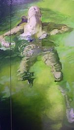 Self Portrait - Float by Artist Sarah Harvey