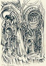 St Pauls interior by Artist Van Howell