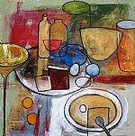 Chocolate Cake by Artist Sara Huxley - Edwards