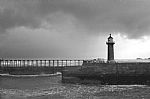 Whitby lighthouse by Artist Andrew Shepherd