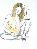 A Bag Makes Me Happy by Artist Joanna Glazer