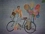 Balloon with cycle     by Artist Mohd Feroz Khan