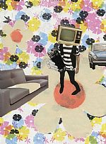 TV Head by Artist Manuel Duboé