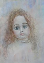 A portrait of antique dolls (#2) by Artist Vladimir Kudryavtsev  A