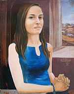 Autorretrato sin guantes by Artist Laura Garza