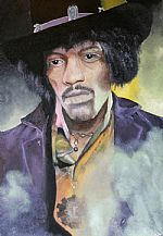 Jimi Hendrix by Artist Andrew  Hingston