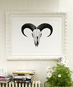 Take The Bull By The Horns ( Framed ) by Artist Kate Kessling