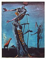 The burning giraffe by Artist Arkadiusz Pluta