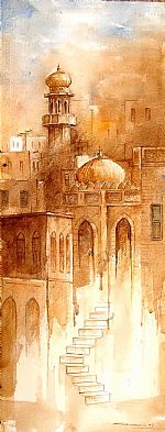 Mosque by Artist G .N Qazi