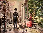 CHAPLIN WALKING by Artist Andrei Deryagin