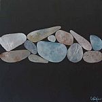 Off the beach 2 (chocolate brown) by Artist Cathy Corker