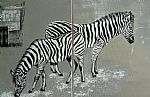 ZEBRAS by Artist KATARZYNA CZAJKOWSKA