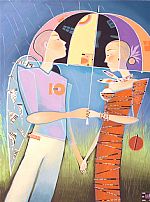 Summer Rain by Artist Elena Samborskaya