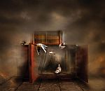 Inside the Wardrobe by Artist Katarina Serek