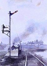 Anden de Servicio by Artist Frances  Sillué 