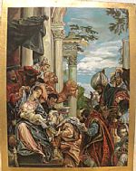 reproduction of nativity by Paolo Veronese by Artist Giuseppe Amadio