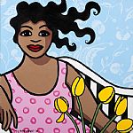 Tulips by Artist Trudie Canwood