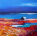 sunset light, cable bay, colonsay by Artist Kevin Fleming