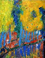 River Sketch by Artist Nikolai Kandinsky