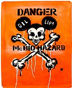 McBioHazrd Mickey Skull by Artist mORGANICo aaaRT