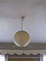 Barnwell Road - Round Paper Light by Artist Susannah Keay