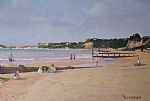 Along Bournemouth beach by Artist Martin  Buckingham