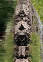 1008. Clown face by Artist Charles Patey