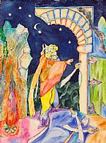 The last Moor leaving Cordoba by Artist Georg Heider