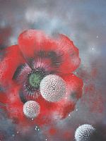 Scarlet Haze by Artist Lisa Charters