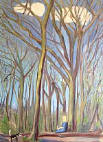 View of Shard and St Pauls by Artist Adam Skidmore