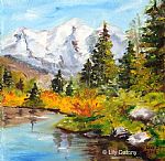 The voice of the mountain by Artist Lily  Datony