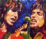 Richards & Jagger by Artist Brian West