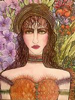 Iris by Artist Debbie Aubrey