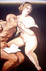 Roman charity by Artist Johannes  Phokela