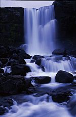 öxarfóss, Iceland by Artist Helen Sloan